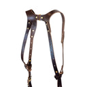Dark Brown Leather Dual Camera Harness + Pro Package
