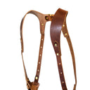 Light Brown Leather Dual Camera Harness + Pro Package