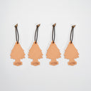 Leather Air Freshener, 4pk