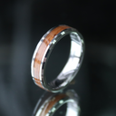 Cherry Wood Inlay Ring