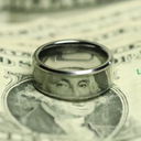 One Dollar Bill Ring