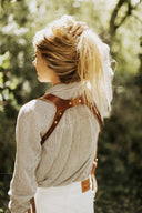 Light Brown Leather Dual Camera Harness + Pro Package